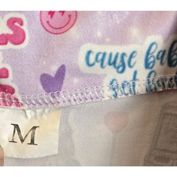 SWIFTIE Taylor Swift Eras Tour Buttery Soft Pajama TOP PINK Women’s Size MED - Picture 3 of 4